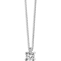 Collana Comete Donna Punto Luce in Oro bianco Diamante GLB984 - GLB984